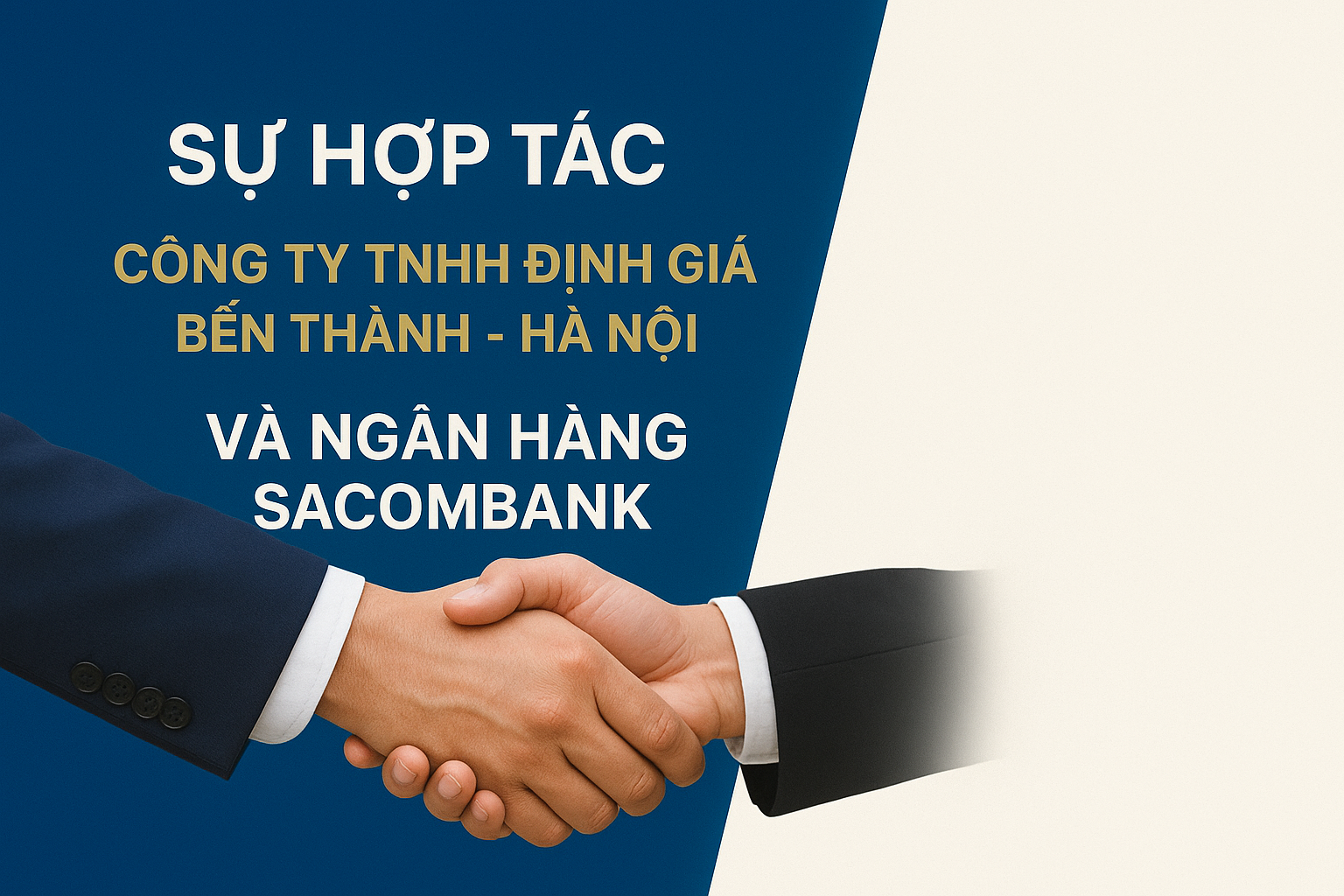 Công ty TNHH Định giá Bến Thành – Hà Nội được Sacombank tin tưởng lựa chọn làm đơn vị thẩm định giá